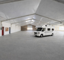 Sichere & trockene Hallen-Stellplätze für Wohnmobile Camper - Ziemetshausen