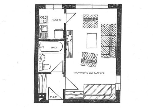 Foto - 1 Zimmer Etagenwohnung zum Kaufen in Rosenheim