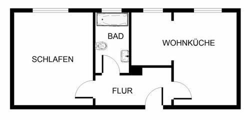 Foto - 2 Zimmer Etagenwohnung zur Miete in Bergkamen