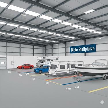 Foto - Stellplatz Innen für PKW, Wohnmobil, Boot etc.