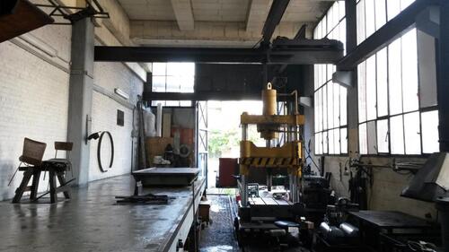 Foto - Metallwerkstatt und Schmiede in den Borsigwerken am Tegeler See