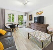 Hochwertig möblierte 3-Zimmer-Wohnung in Augsburg Innenstadt mit großem Balkon und Wasserblick