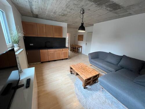Foto - Helle 2 Zimmer Pendlerwohnung voll möbliert Souterrain