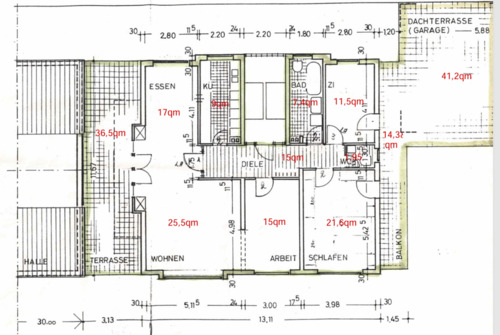 Foto - 120 m² Renovierte teilmöblierte Wohnung in Lörrach-Rümmingerstr.