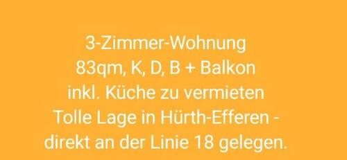 Foto - 3- Zimmer Wohnung Hürth-Efferen