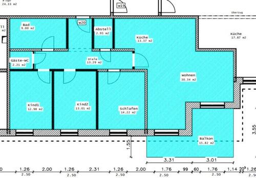 Foto - 4 Zimmer Etagenwohnung in Radeburg