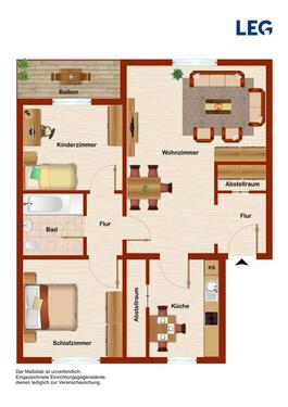 Foto - 3 Zimmer Etagenwohnung zur Miete in Hamm