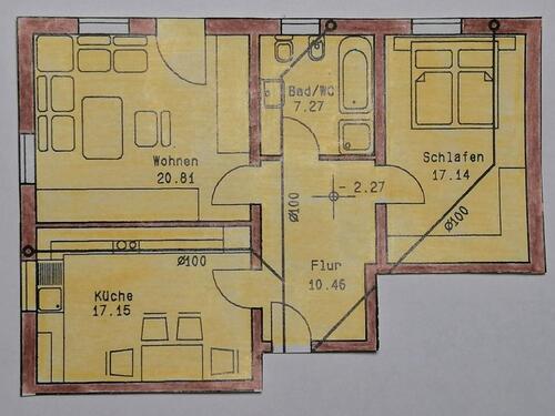 Foto - 2 Zimmer Etagenwohnung in Wiesenfelden
