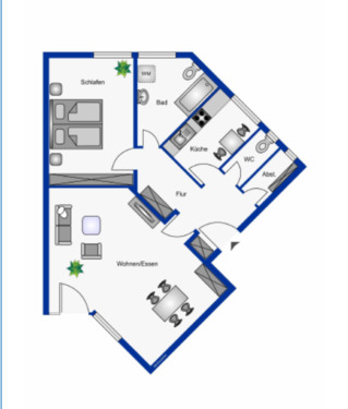 Foto - 2 Zimmer wohnung nähe Dez Regensburg