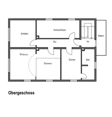 Foto - 3 - 4 Zimmerwohnung zu vermieten mit eigenem Garten