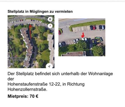 Foto - Stellplatz in 71696 Möglingen zu vermieten