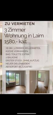 Foto - 3-Zimmer in Laim - gegen 2- Zimmer WG geeignet