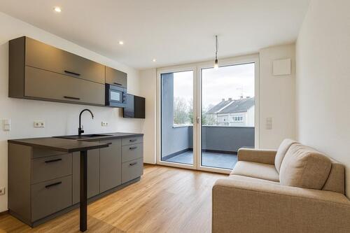 Foto - HELLE 2 ZIMMER WOHNUNG IN STRAUBING FÜR SINGLES MIT BALKON+KÜCHE