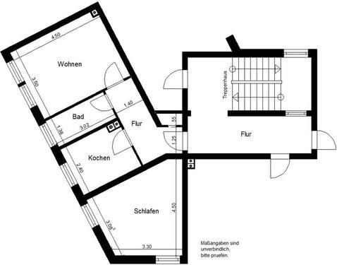 Foto - 2-Raumwohnung in ruhiger Wohngegend