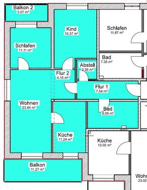 Foto - 3 Zimmer Etagenwohnung zur Miete in Radeburg