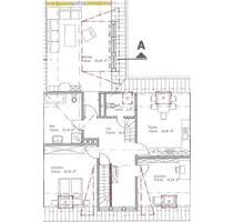 Maisonette-Wohnung + Balkon u. Gartennutzung in Lutten Vechta