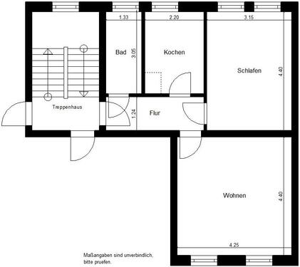 Foto - 2 Zimmer Etagenwohnung in Nordhausen