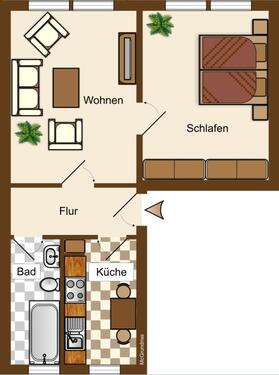 Foto - Etagenwohnung in Cottbus zur Miete