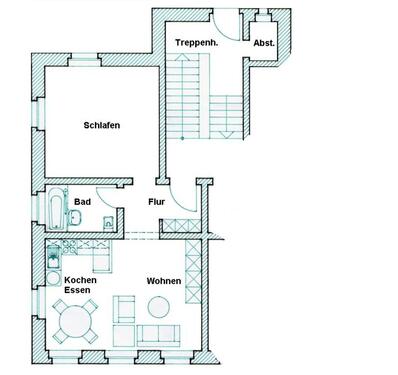 Foto - 2 Zimmer Etagenwohnung in Coswig