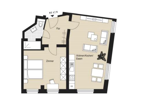 Foto - II Schöne 2-Zimmer Wohnung II 60qm II Leipzig Schönefeld