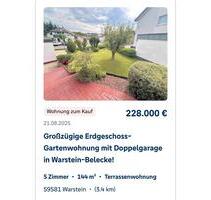 Eigentumswohnung im freistehendes Haus - Warstein