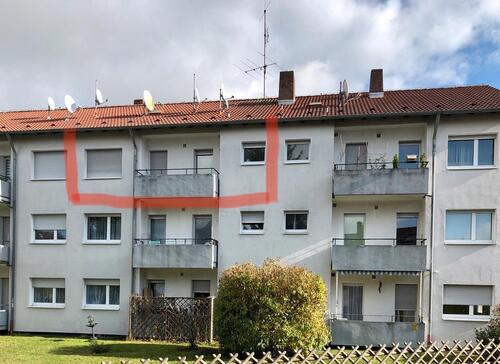 Foto - Helle 3ZKB-Balkon Wohnung mit Ausblick in Külsheim 97900
