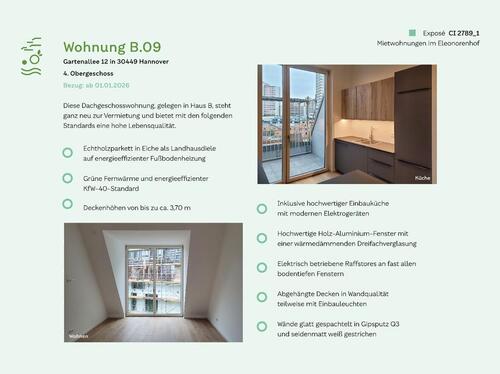 Foto - 2 Zimmer Etagenwohnung zur Miete in Hannover