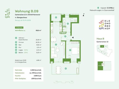 Foto - Etagenwohnung in Hannover zur Miete