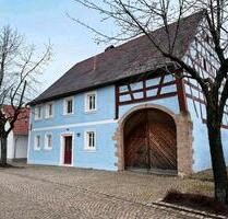 renovierte Altbauwohnung mit Garten direkt am Fluss - Dürrwangen