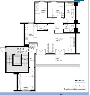 Foto - Nachmieter Neubau-4-Raum Wohnung mit großer Terrasse in Erfurt