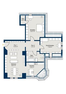 Foto - '3 ZIMMER WOHNUNG IN AUGSBURG ERSTBEZUG NACH KOMPLETT SANIERUNG'