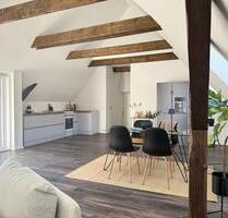Exklusive Dachgeschosswohnung im modernen Loftstil mit Balkon - zentral im Herzen von Dülmen