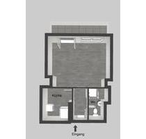 Charmante Einzimmerwohnung mit Küche und Bad - Völklingen