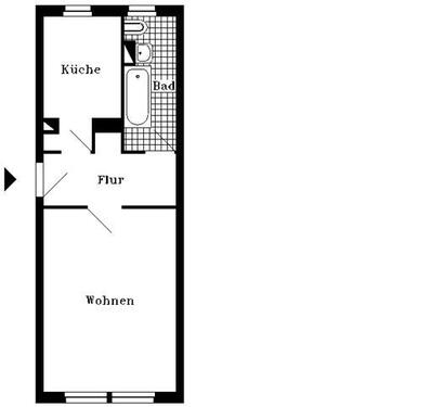 Foto - 1 Zimmer Etagenwohnung zur Miete in Thale