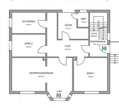Foto - Gewerbeimmobilie Büro- Praxisräume in Achim Uesen zu vermieten