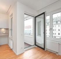 Moderne 1-Zimmerwohnung mit Einbauküche und Loggia - Offenbach am Main Hafen