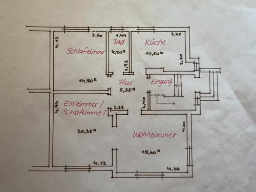 Foto - 3 Zimmer Erdgeschoßwohnung zur Miete in Gardelegen