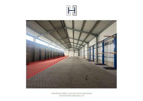 Foto - Halle mit Rolltor - individuell teilbar in Eiterfeld, Bahnhofstr.
