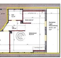 Helle 4 ½ Zimmer Dachgeschosswohnung mit Balkon und Stellplatz - Thüngersheim