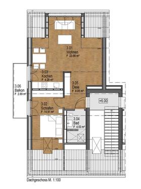Foto - 2-Zimmer-Wohnung im Neubau am Clemens-Hospital, Münster