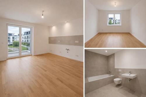 Foto - Moderne 2-Zimmer-Neubauwohnung (52 m²) mit Balkon, Aufzug & TG