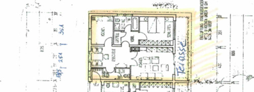 Foto - Möblierte, gepflegte 2,5-Raum-Hochparterre-Wohnung mit Terrasse