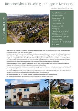 Foto - Reihenhaus zum Kaufen in Kronberg im Taunus