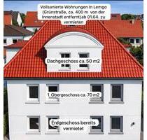 Kernsanierte Obergeschosswohnung in Lemgo