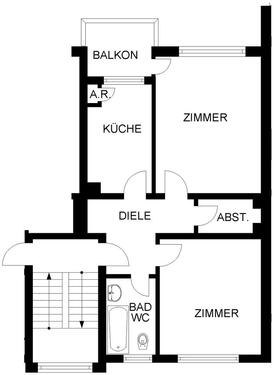 Foto - 2 Zimmer Etagenwohnung zur Miete in Hagen