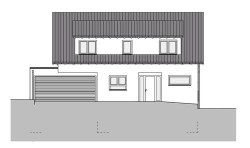 Foto - Einfamilienhaus mit großer Garage und optionaler Einliegerwohnung