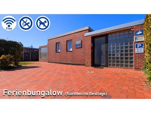 Foto - Nordsee Urlaub: Ferienwohnung Norddeich Bestlage, FeWo Bungalow