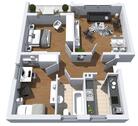 Foto - 3-Zimmer-Wohnung in Herne Horsthausen im EG mit Balkon und Wannenbad.