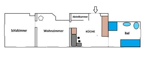 Foto - Wohnung Miete Helmbrechts - 430,00&nbsp;EUR Kaltmiete, ca.&nbsp; 77,00&nbsp;m&sup2;
