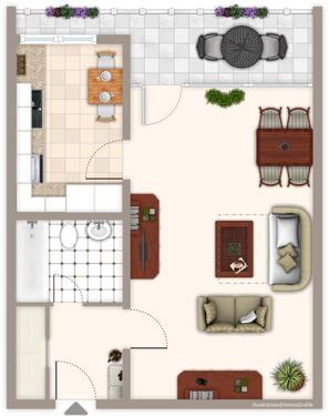 Foto - 1 Zimmer Etagenwohnung zur Miete in Mönchengladbach